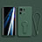 Funda Silicona Carcasa Ultrafina Goma con Soporte para Xiaomi Mi Mix 4 5G Verde Noche