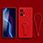 Funda Silicona Carcasa Ultrafina Goma con Soporte para Xiaomi Poco X4 GT 5G Rojo