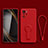 Funda Silicona Carcasa Ultrafina Goma con Soporte para Xiaomi Redmi Note 10 Pro 5G Rojo