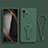 Funda Silicona Carcasa Ultrafina Goma con Soporte para Xiaomi Redmi Note 10 Pro 5G Verde Noche