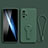 Funda Silicona Carcasa Ultrafina Goma con Soporte para Xiaomi Redmi Note 10S 4G Verde Noche