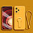 Funda Silicona Carcasa Ultrafina Goma con Soporte para Xiaomi Redmi Note 12 5G Amarillo