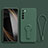 Funda Silicona Carcasa Ultrafina Goma con Soporte para Xiaomi Redmi Note 8 (2021) Verde Noche