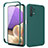 Funda Silicona Carcasa Ultrafina Goma Frontal y Trasera 360 Grados MJ1 para Samsung Galaxy M32 5G Verde