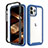 Funda Silicona Carcasa Ultrafina Goma Frontal y Trasera 360 Grados para Apple iPhone 14 Pro Max Azul