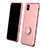 Funda Silicona Carcasa Ultrafina Goma Frontal y Trasera 360 Grados para Apple iPhone X Oro Rosa