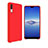Funda Silicona Carcasa Ultrafina Goma Frontal y Trasera 360 Grados para Huawei P20 Rojo