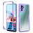 Funda Silicona Carcasa Ultrafina Goma Frontal y Trasera 360 Grados para Xiaomi Redmi Note 10S 4G Purpura Claro