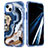 Funda Silicona Carcasa Ultrafina Goma Frontal y Trasera 360 Grados YJ1 para Apple iPhone 14 Plus Azul