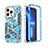 Funda Silicona Carcasa Ultrafina Goma Frontal y Trasera 360 Grados YJ2 para Apple iPhone 13 Pro Max Azul