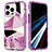 Funda Silicona Carcasa Ultrafina Goma Frontal y Trasera 360 Grados YJ2 para Apple iPhone 14 Pro Max Morado