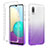 Funda Silicona Carcasa Ultrafina Transparente Goma Frontal y Trasera 360 Grados Gradiente JX1 para Samsung Galaxy M02 Morado