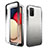 Funda Silicona Carcasa Ultrafina Transparente Goma Frontal y Trasera 360 Grados Gradiente JX4 para Samsung Galaxy A02s Negro