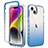 Funda Silicona Carcasa Ultrafina Transparente Goma Frontal y Trasera 360 Grados Gradiente para Apple iPhone 13 Azul