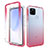 Funda Silicona Carcasa Ultrafina Transparente Goma Frontal y Trasera 360 Grados Gradiente para Google Pixel 5 XL 5G Rojo