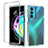 Funda Silicona Carcasa Ultrafina Transparente Goma Frontal y Trasera 360 Grados Gradiente para Motorola Moto Edge Lite 5G Claro