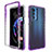 Funda Silicona Carcasa Ultrafina Transparente Goma Frontal y Trasera 360 Grados Gradiente para Motorola Moto Edge S Pro 5G Morado