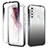 Funda Silicona Carcasa Ultrafina Transparente Goma Frontal y Trasera 360 Grados Gradiente para Motorola Moto One Fusion Plus Negro