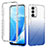 Funda Silicona Carcasa Ultrafina Transparente Goma Frontal y Trasera 360 Grados Gradiente para OnePlus Nord N200 5G Azul