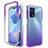 Funda Silicona Carcasa Ultrafina Transparente Goma Frontal y Trasera 360 Grados Gradiente para Oppo A54s Morado