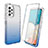 Funda Silicona Carcasa Ultrafina Transparente Goma Frontal y Trasera 360 Grados Gradiente para Samsung Galaxy A33 5G Azul