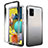 Funda Silicona Carcasa Ultrafina Transparente Goma Frontal y Trasera 360 Grados Gradiente para Samsung Galaxy A51 5G Gris Oscuro