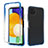 Funda Silicona Carcasa Ultrafina Transparente Goma Frontal y Trasera 360 Grados Gradiente para Samsung Galaxy F42 5G Azul