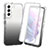 Funda Silicona Carcasa Ultrafina Transparente Goma Frontal y Trasera 360 Grados Gradiente para Samsung Galaxy S21 Plus 5G Negro
