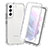 Funda Silicona Carcasa Ultrafina Transparente Goma Frontal y Trasera 360 Grados Gradiente para Samsung Galaxy S23 Plus 5G Claro