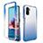 Funda Silicona Carcasa Ultrafina Transparente Goma Frontal y Trasera 360 Grados Gradiente para Xiaomi Redmi Note 10S 4G Azul