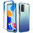 Funda Silicona Carcasa Ultrafina Transparente Goma Frontal y Trasera 360 Grados Gradiente para Xiaomi Redmi Note 11 Pro 5G Azul