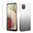 Funda Silicona Carcasa Ultrafina Transparente Goma Frontal y Trasera 360 Grados Gradiente YB2 para Samsung Galaxy M12 Negro