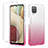 Funda Silicona Carcasa Ultrafina Transparente Goma Frontal y Trasera 360 Grados Gradiente YB2 para Samsung Galaxy M12 Rosa