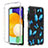Funda Silicona Carcasa Ultrafina Transparente Goma Frontal y Trasera 360 Grados JX1 para Samsung Galaxy F42 5G Azul