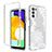 Funda Silicona Carcasa Ultrafina Transparente Goma Frontal y Trasera 360 Grados JX3 para Samsung Galaxy A02s Blanco