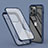 Funda Silicona Carcasa Ultrafina Transparente Goma Frontal y Trasera 360 Grados LK1 para Apple iPhone 14 Pro Azul