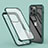 Funda Silicona Carcasa Ultrafina Transparente Goma Frontal y Trasera 360 Grados LK1 para Apple iPhone 14 Pro Verde