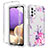 Funda Silicona Carcasa Ultrafina Transparente Goma Frontal y Trasera 360 Grados para Samsung Galaxy M32 5G Rosa