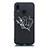 Funda Silicona Gel Goma Constelacion Carcasa S10 para Huawei P20 Lite Negro