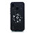 Funda Silicona Gel Goma Estrellado Carcasa para Huawei P20 Lite Negro