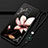 Funda Silicona Gel Goma Flores Carcasa H02 para Huawei Mate 20 Lite Negro