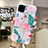 Funda Silicona Gel Goma Flores Carcasa H10 para Apple iPhone 11 Pro Max Verde