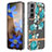 Funda Silicona Gel Goma Flores Carcasa para Samsung Galaxy S21 5G Cian