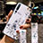 Funda Silicona Gel Goma Flores Carcasa para Xiaomi Mi 10 Pro Blanco