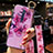 Funda Silicona Gel Goma Flores Carcasa S01 para Oppo Reno2 Rosa