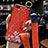 Funda Silicona Gel Goma Flores Carcasa S04 para Oppo R15X Rojo