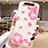 Funda Silicona Gel Goma Flores Carcasa S05 para Samsung Galaxy A80 Rosa