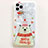 Funda Silicona Gel Goma Navidad Carcasa para Apple iPhone 11 Pro Max Blanco