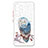 Funda Silicona Gel Goma Patron de Moda Carcasa con Anillo de dedo Soporte Y01X para Samsung Galaxy M32 5G Multicolor