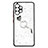 Funda Silicona Gel Goma Patron de Moda Carcasa con Anillo de dedo Soporte Y01X para Samsung Galaxy M32 5G Negro